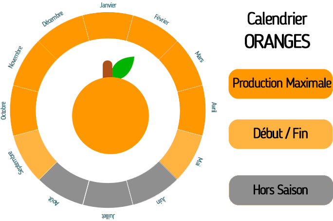 Oranges biologiques